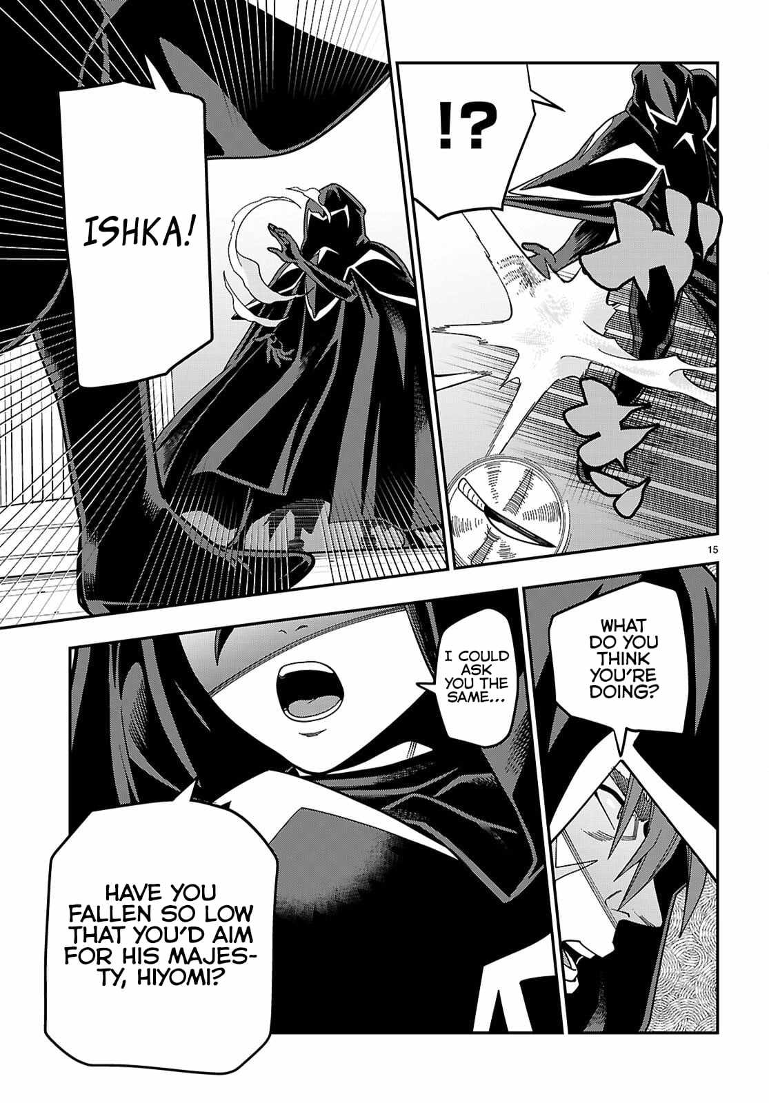 Konjiki No Moji Tsukai - Yuusha Yonin Ni Makikomareta Unique Cheat Chapter 128 page 15