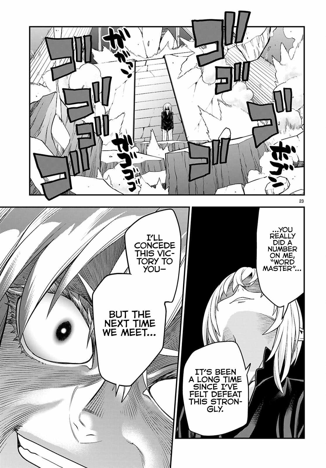 Konjiki No Moji Tsukai - Yuusha Yonin Ni Makikomareta Unique Cheat Chapter 128 page 23