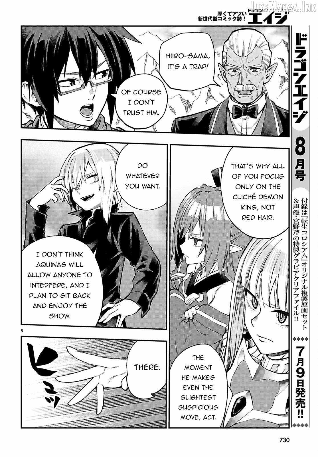 Konjiki No Moji Tsukai - Yuusha Yonin Ni Makikomareta Unique Cheat Chapter 131 page 9