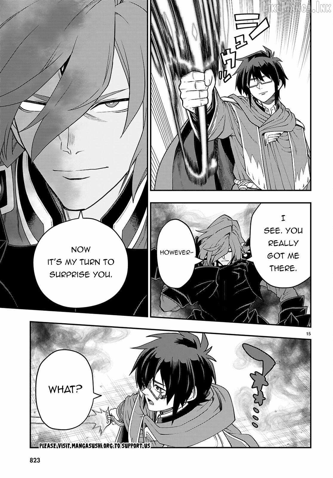 Konjiki No Moji Tsukai - Yuusha Yonin Ni Makikomareta Unique Cheat Chapter 133 page 16