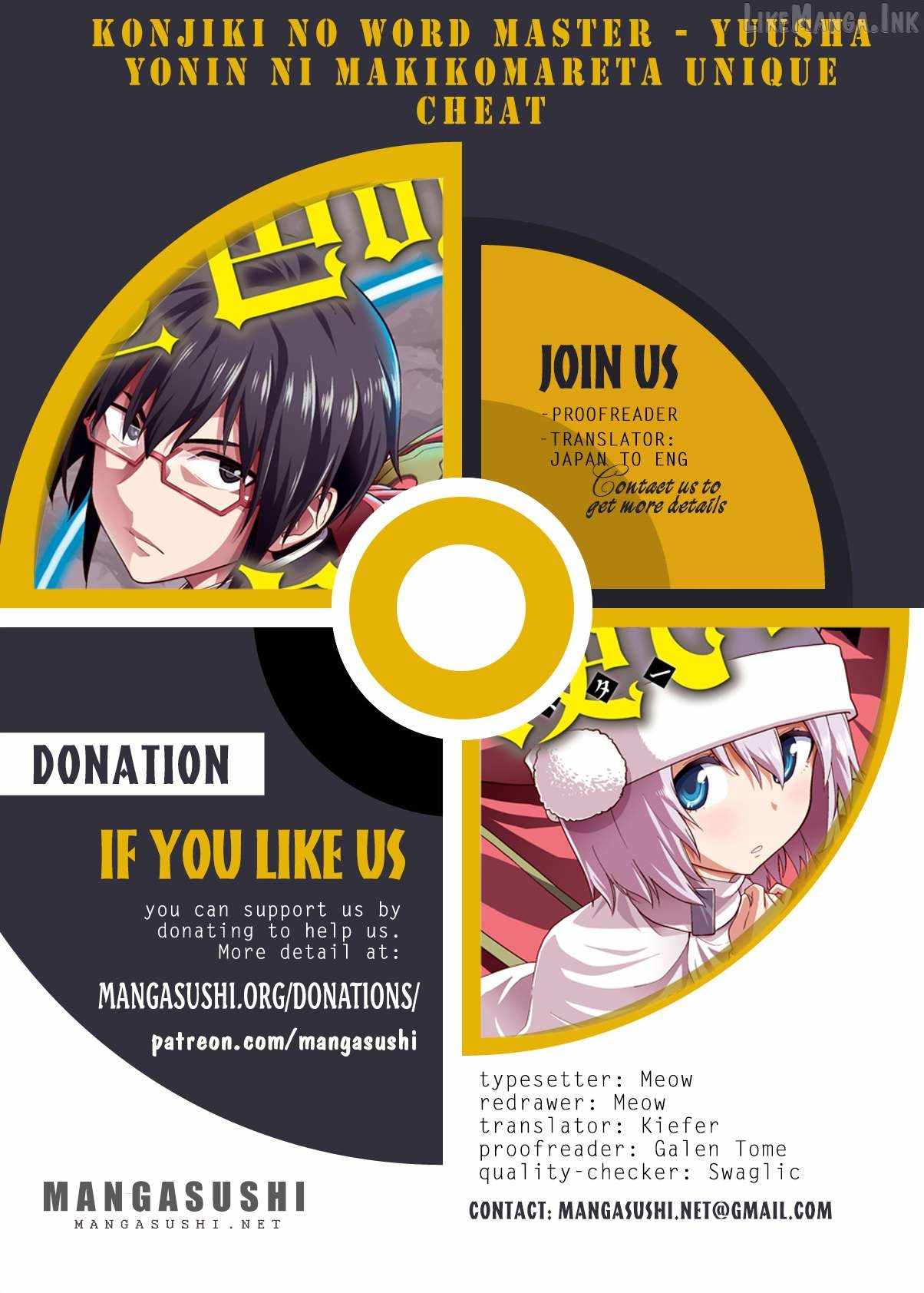 Konjiki No Moji Tsukai - Yuusha Yonin Ni Makikomareta Unique Cheat Chapter 134 page 1