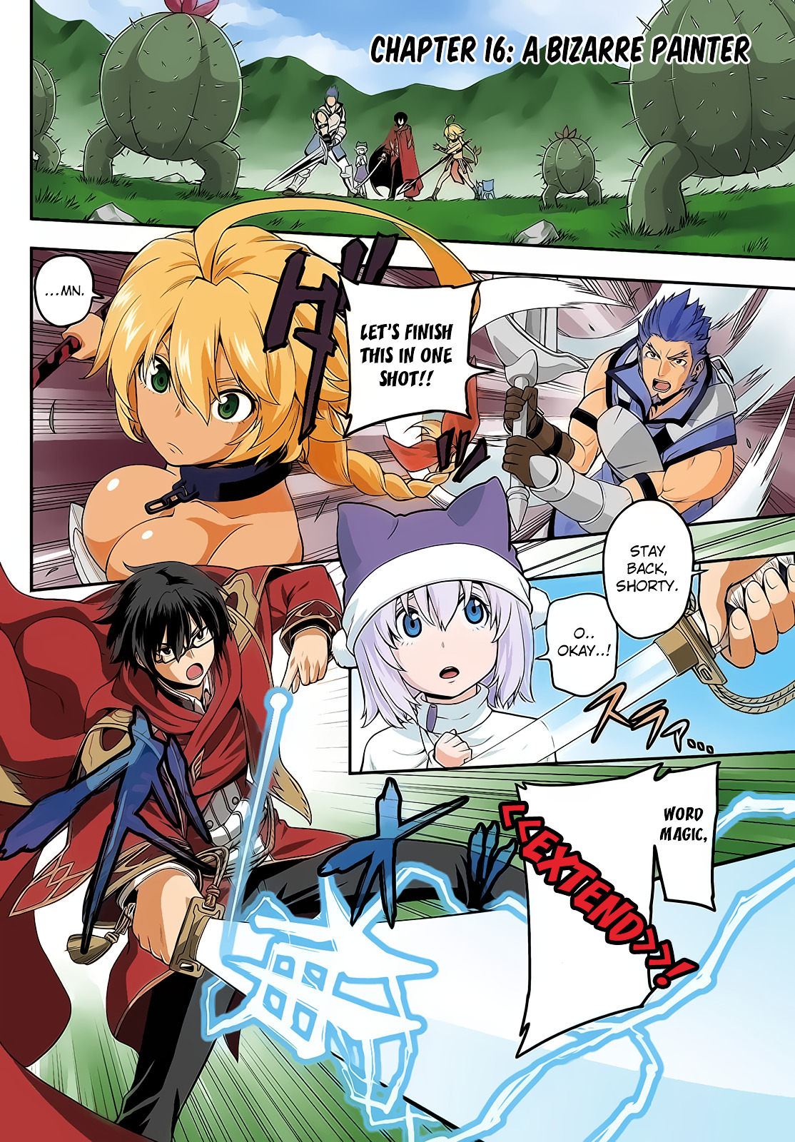 Konjiki No Moji Tsukai - Yuusha Yonin Ni Makikomareta Unique Cheat Chapter 16 page 2