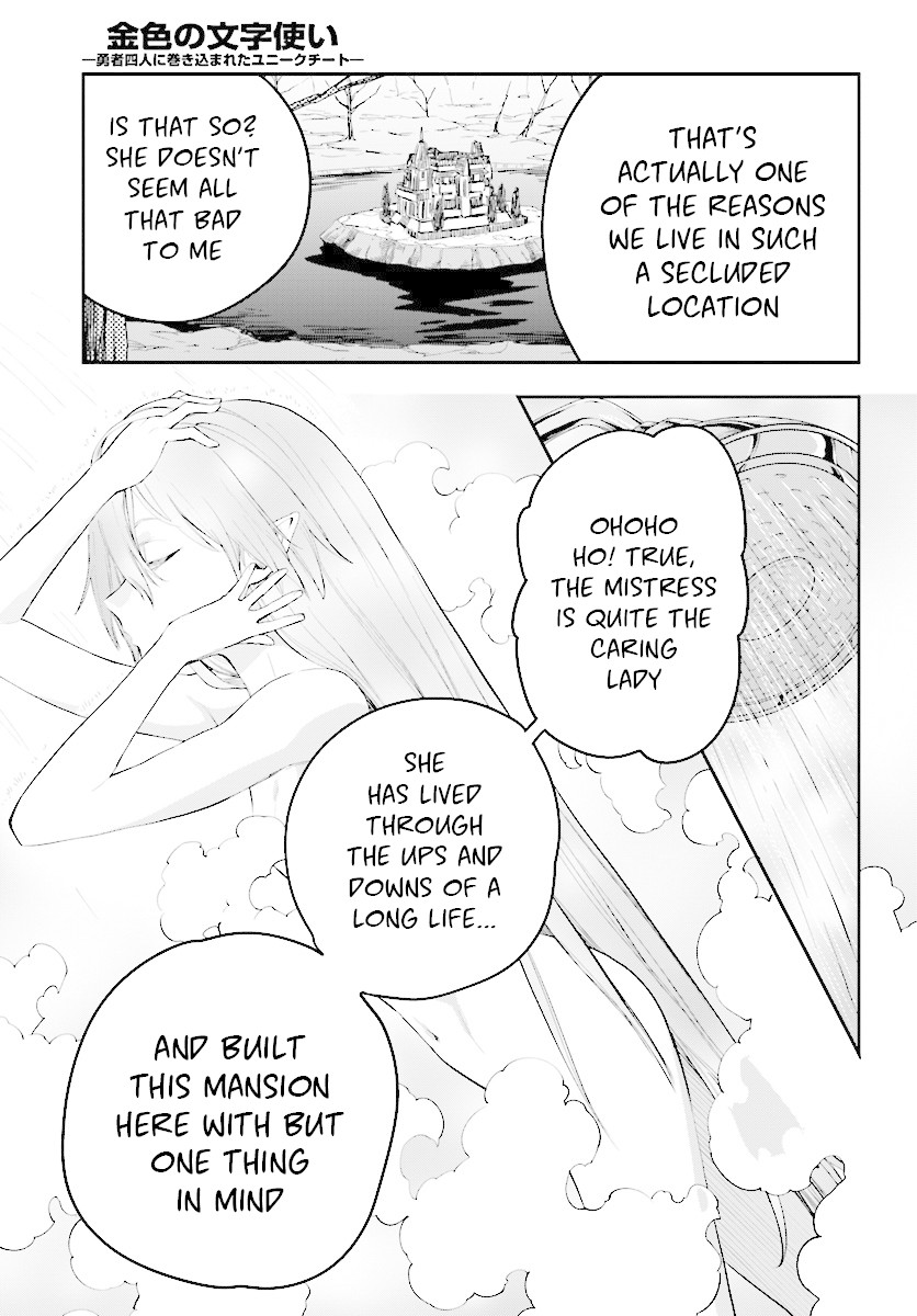 Konjiki No Moji Tsukai - Yuusha Yonin Ni Makikomareta Unique Cheat Chapter 40 page 10