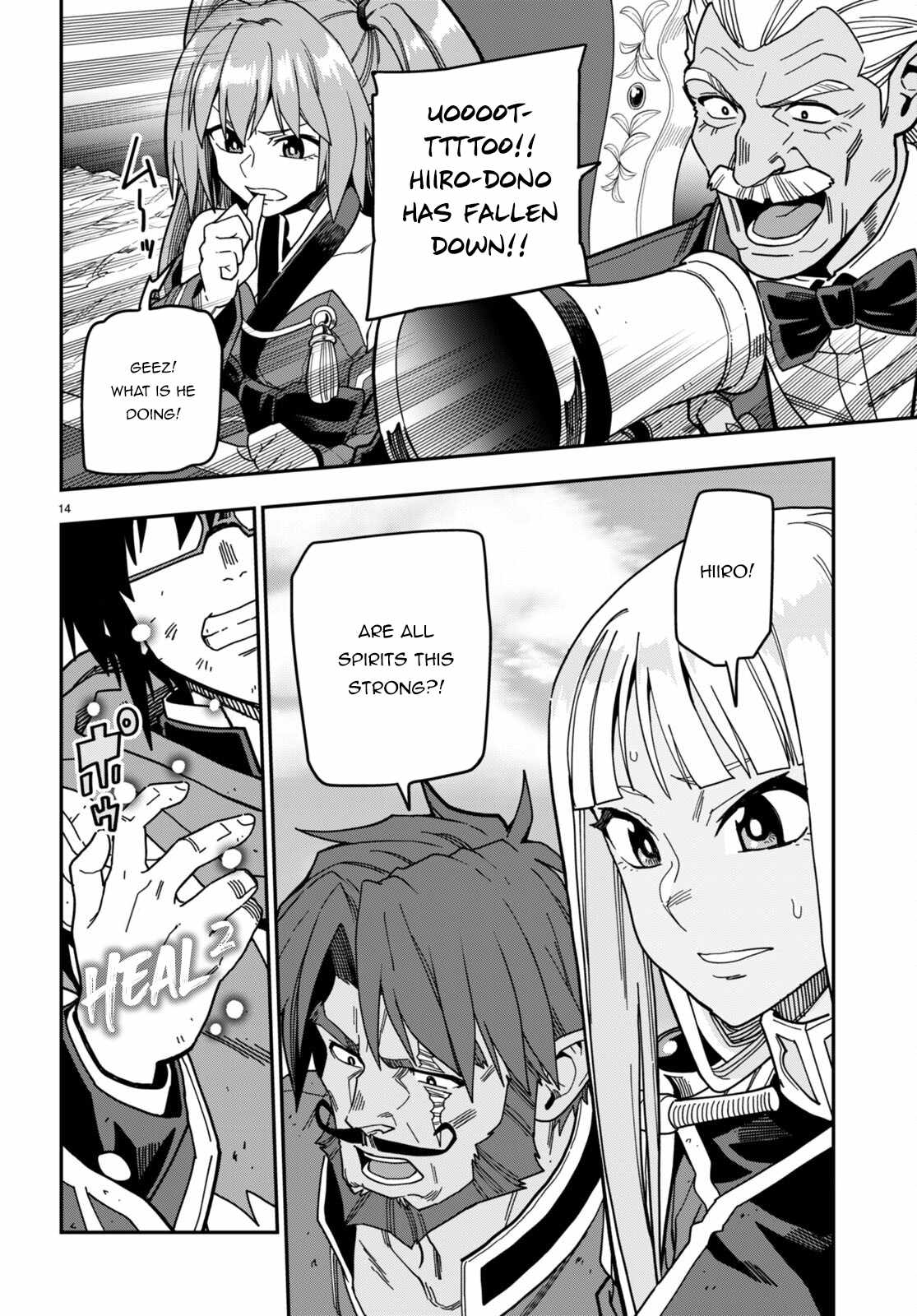 Konjiki No Moji Tsukai - Yuusha Yonin Ni Makikomareta Unique Cheat Chapter 93 page 14