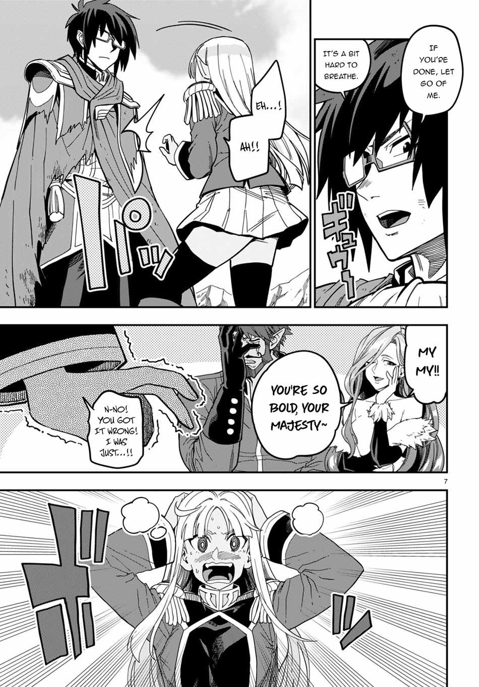 Konjiki No Moji Tsukai - Yuusha Yonin Ni Makikomareta Unique Cheat Chapter 95 page 7