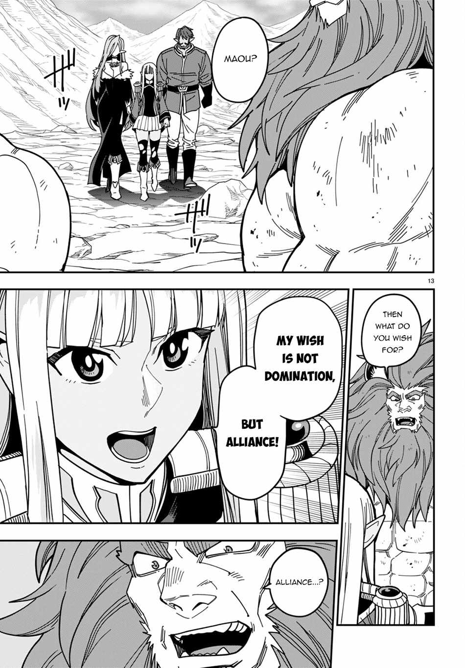 Konjiki No Moji Tsukai - Yuusha Yonin Ni Makikomareta Unique Cheat Chapter 95 page 13