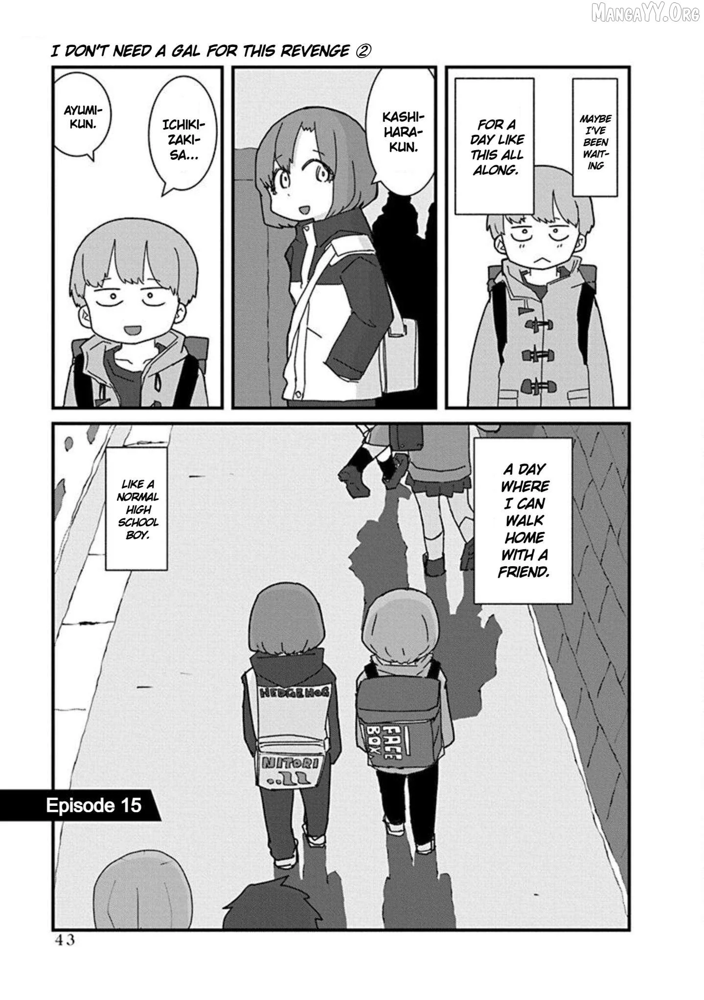 Kono Fukushuu ni Gyaru wa Iranai Chapter 15 page 1