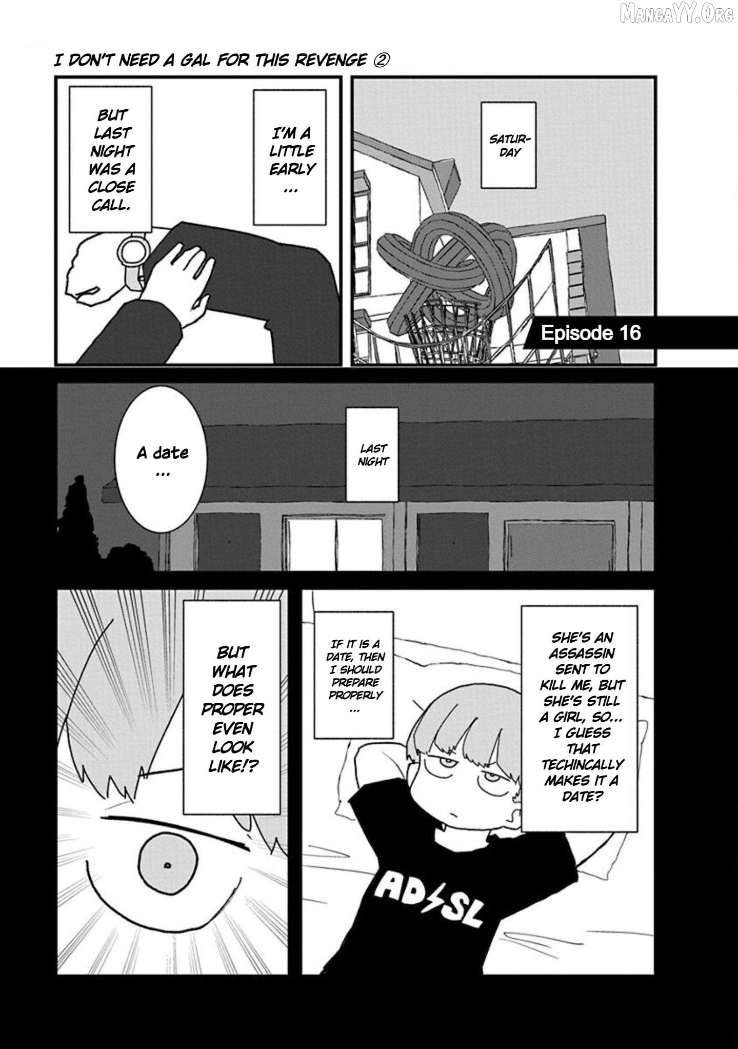 Kono Fukushuu ni Gyaru wa Iranai Chapter 16 page 1