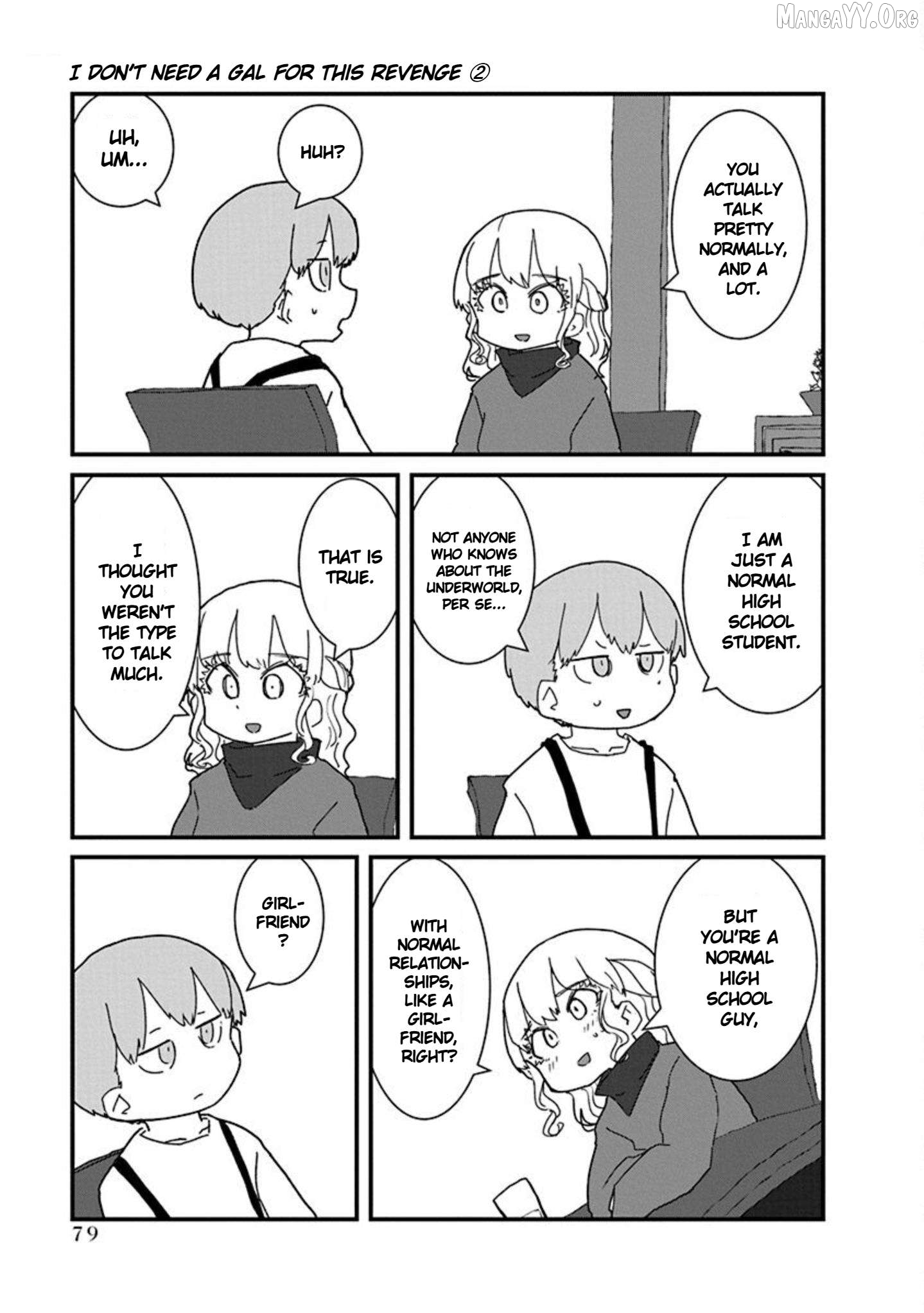 Kono Fukushuu ni Gyaru wa Iranai Chapter 17 page 9