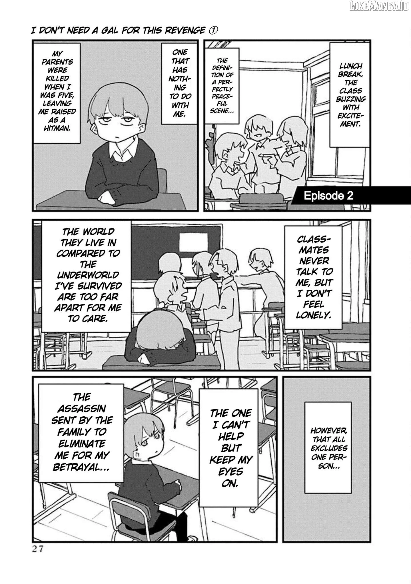 Kono Fukushuu ni Gyaru wa Iranai Chapter 2 page 1
