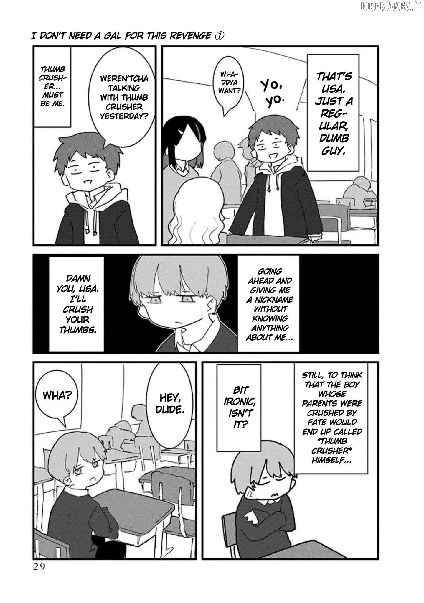 Kono Fukushuu ni Gyaru wa Iranai Chapter 2 page 3