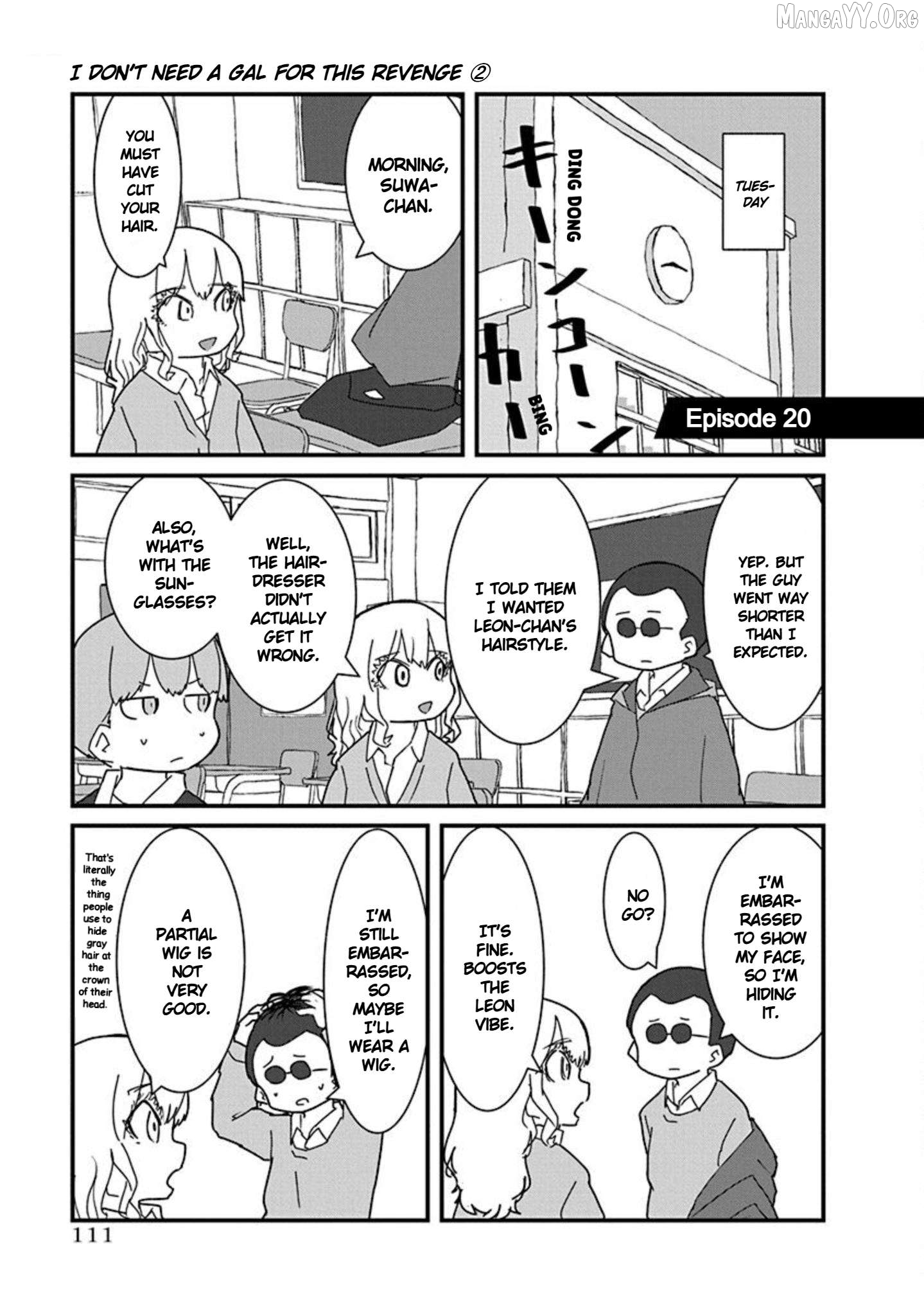 Kono Fukushuu ni Gyaru wa Iranai Chapter 20 page 1