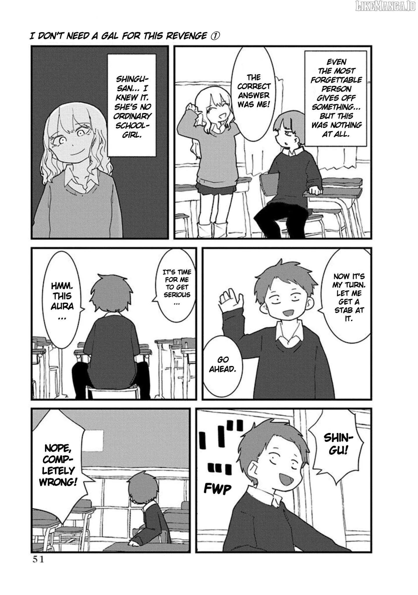 Kono Fukushuu ni Gyaru wa Iranai Chapter 3 page 9