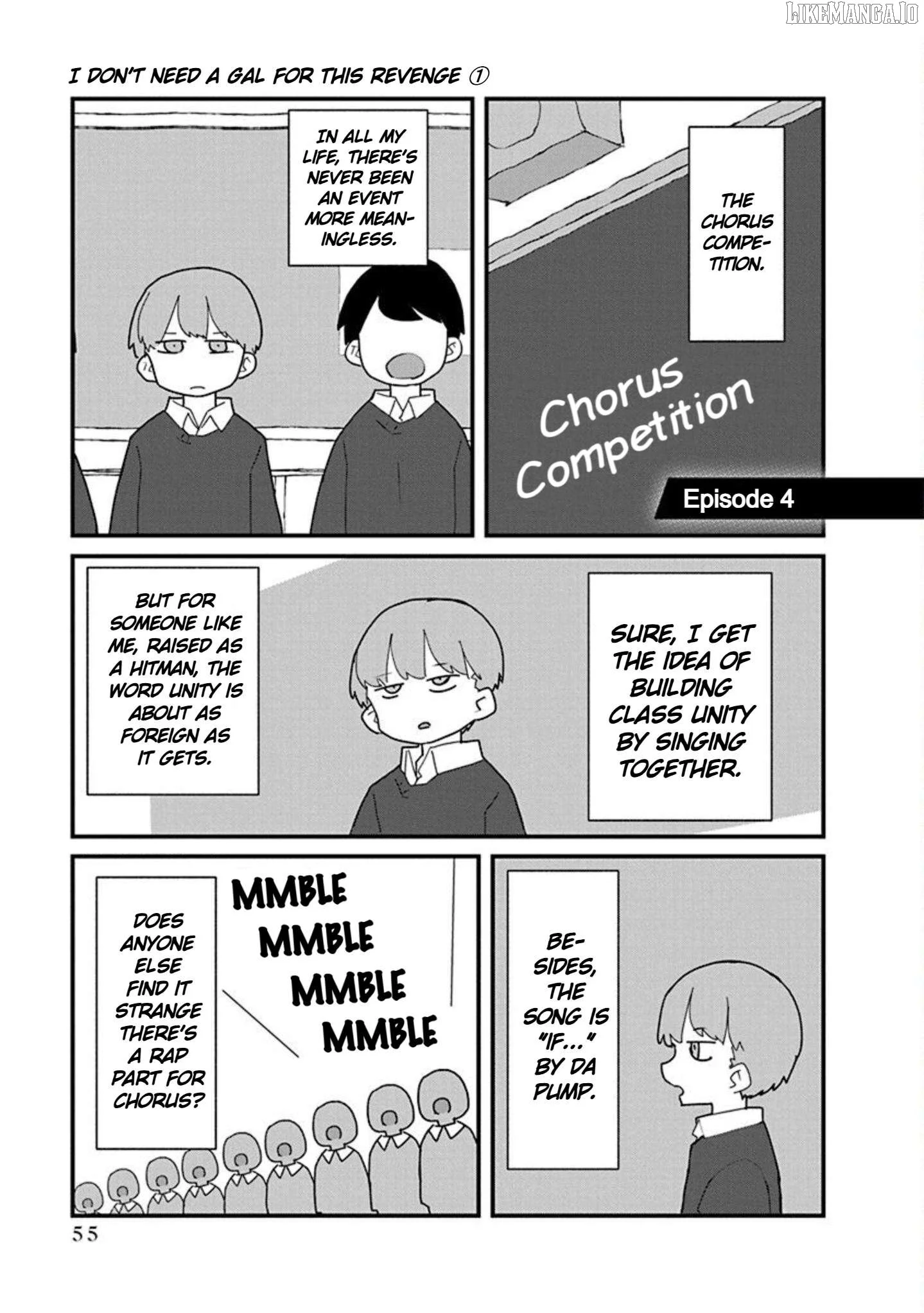 Kono Fukushuu ni Gyaru wa Iranai Chapter 4 page 1