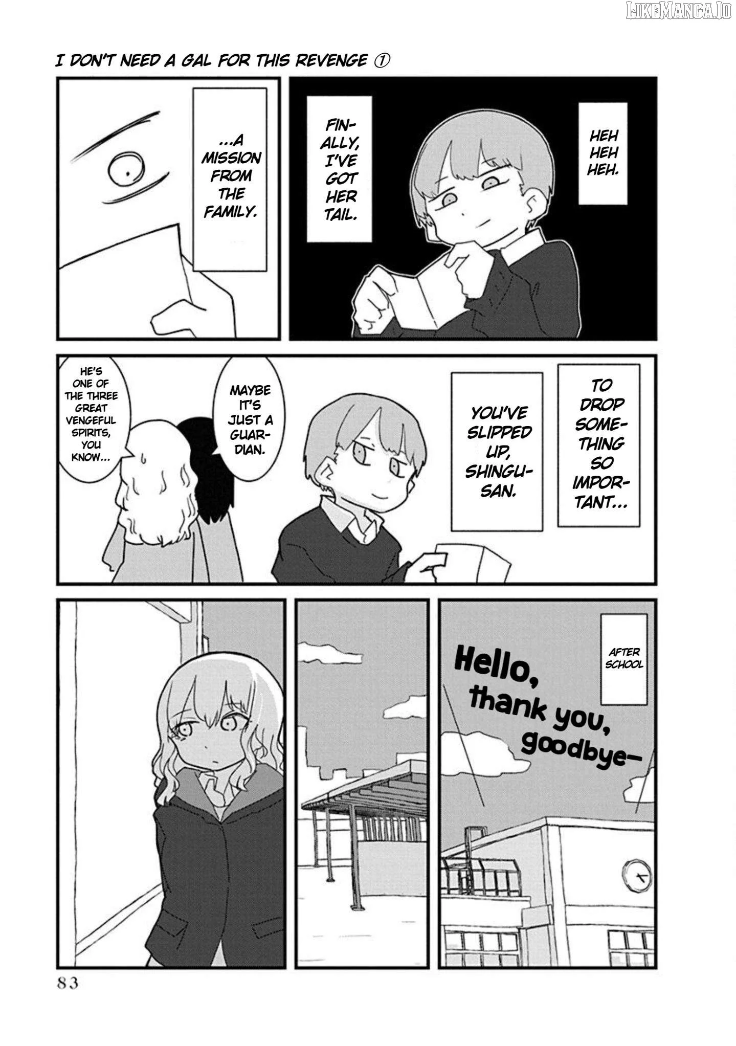 Kono Fukushuu ni Gyaru wa Iranai Chapter 6 page 3
