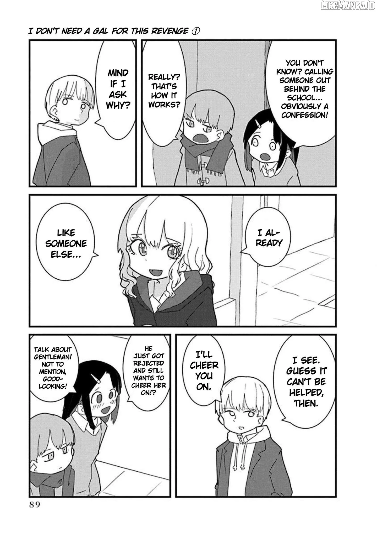 Kono Fukushuu ni Gyaru wa Iranai Chapter 6 page 9