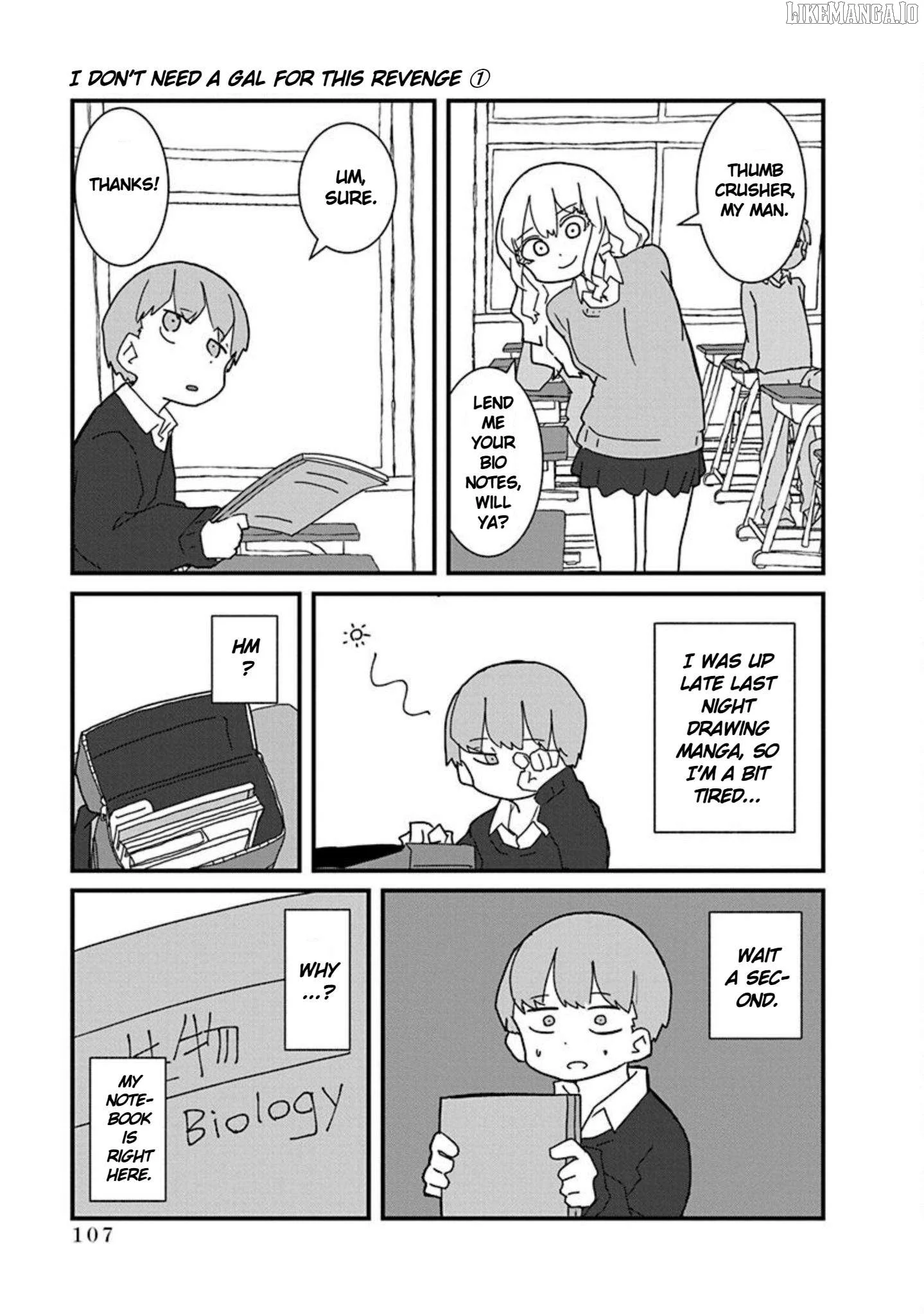 Kono Fukushuu ni Gyaru wa Iranai Chapter 7 page 11