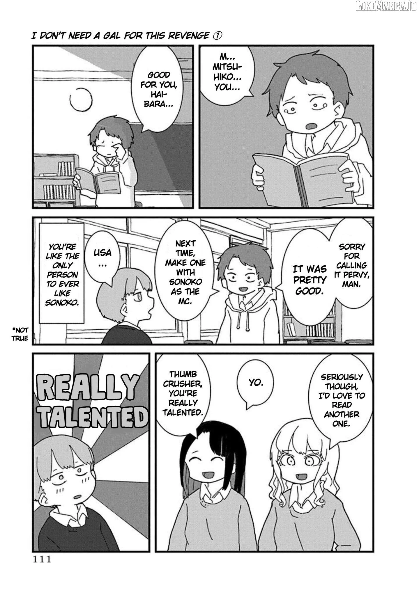 Kono Fukushuu ni Gyaru wa Iranai Chapter 7 page 15