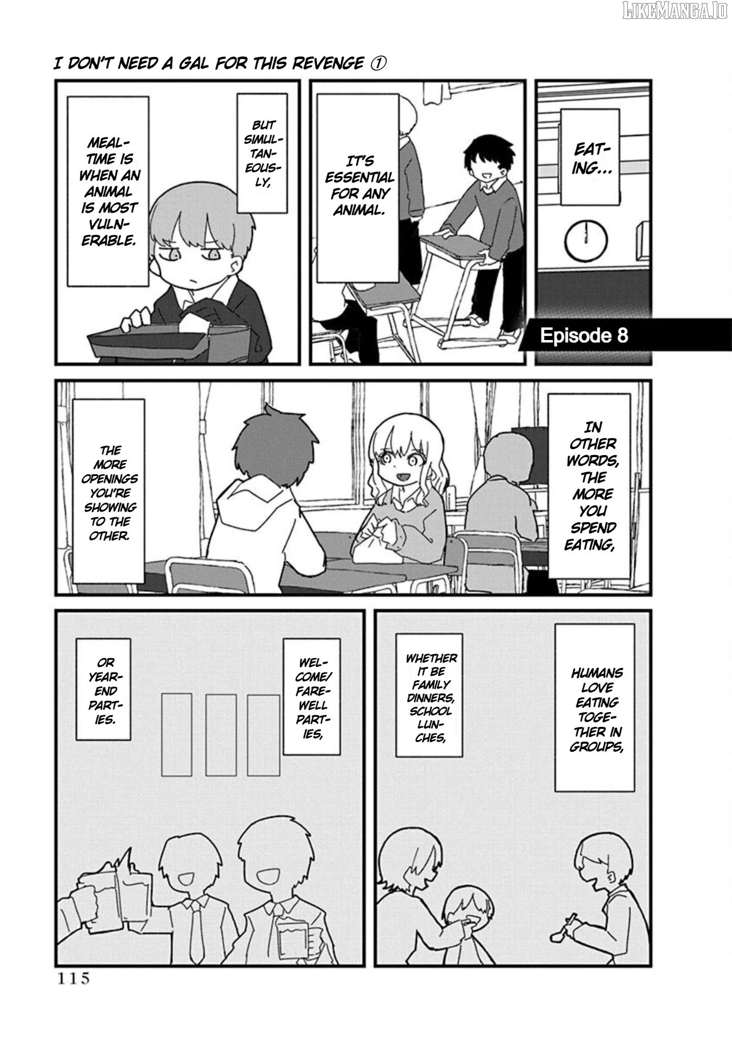 Kono Fukushuu ni Gyaru wa Iranai Chapter 8 page 1