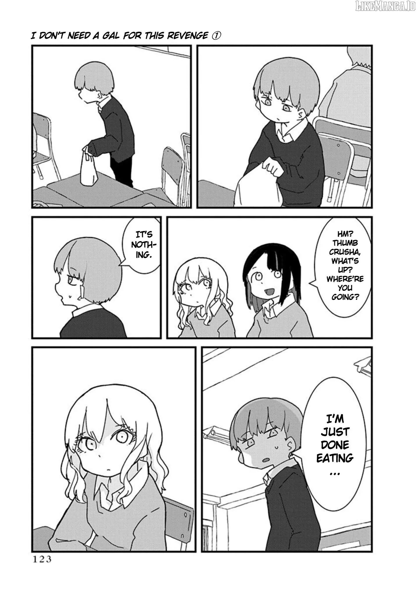 Kono Fukushuu ni Gyaru wa Iranai Chapter 8 page 9