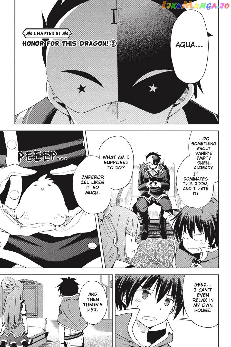 Kono Subarashii Sekai ni Shukufuku o! Chapter 81 page 1
