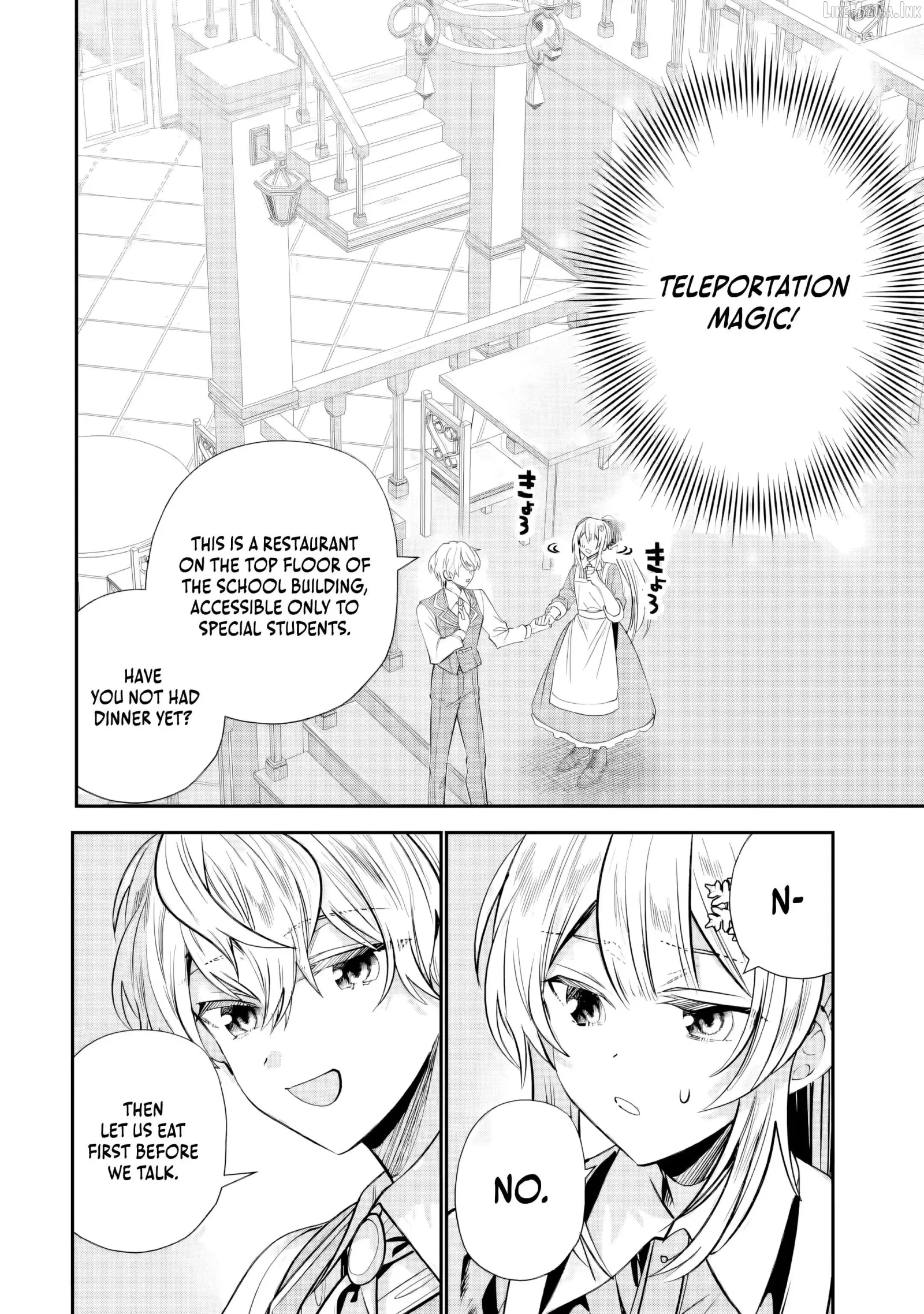 Konyakusha o Sutetara, Tanoshii Mahou Gakkou no Seikatsu ga Matte Imashita! Chapter 5.2 page 9