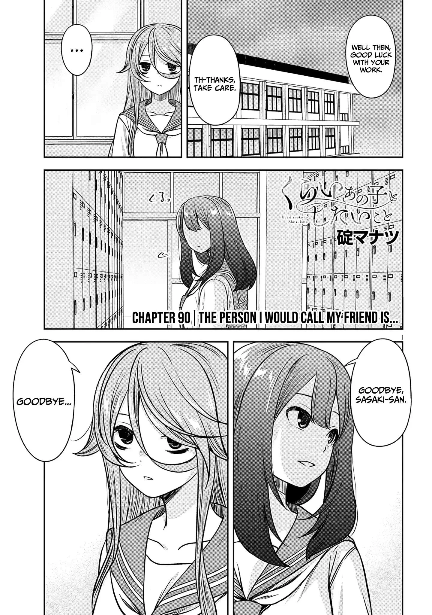 Kurai Anoko to Shitai koto Chapter 90 page 2