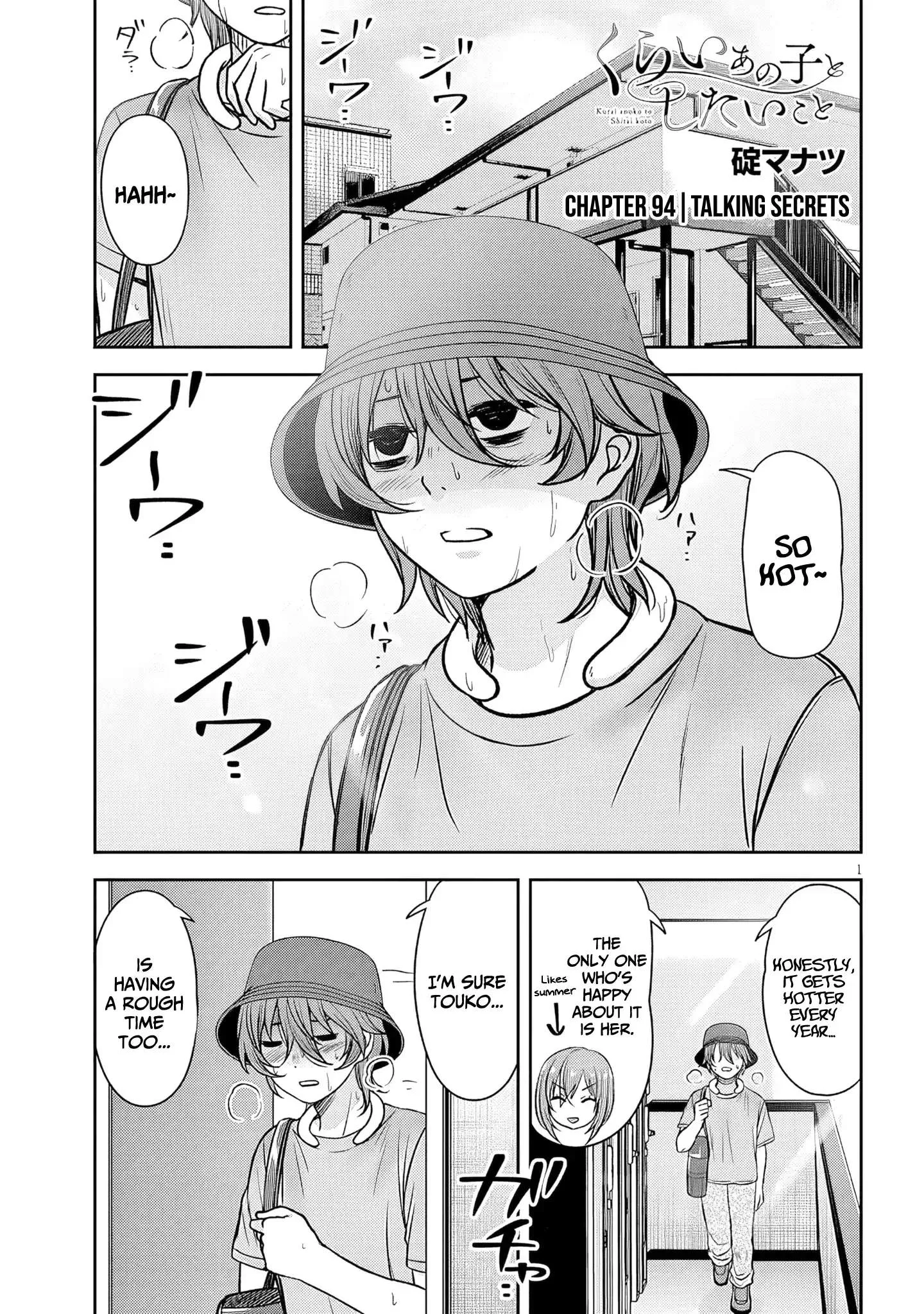 Kurai Anoko to Shitai koto Chapter 94 page 2
