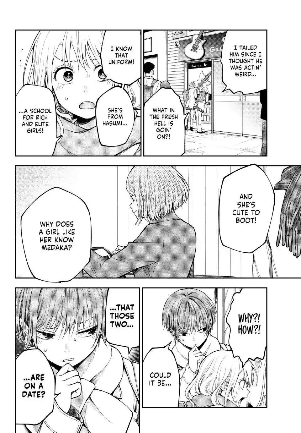 Kuroiwa Medaka ni Watashi no Kawaii ga Tsuujinai Chapter 103 page 3