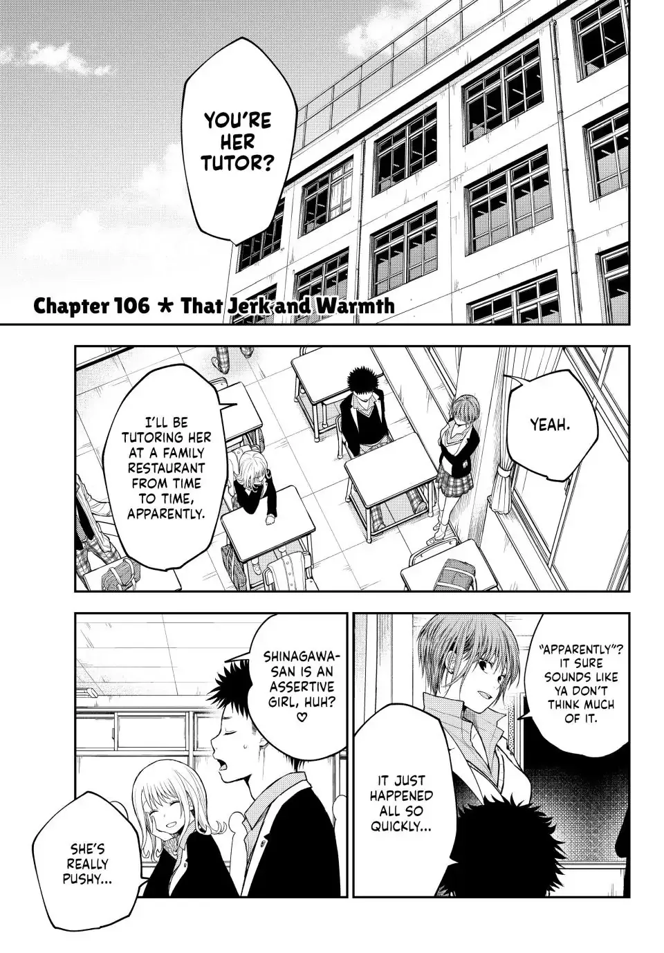 Kuroiwa Medaka ni Watashi no Kawaii ga Tsuujinai Chapter 106 page 2