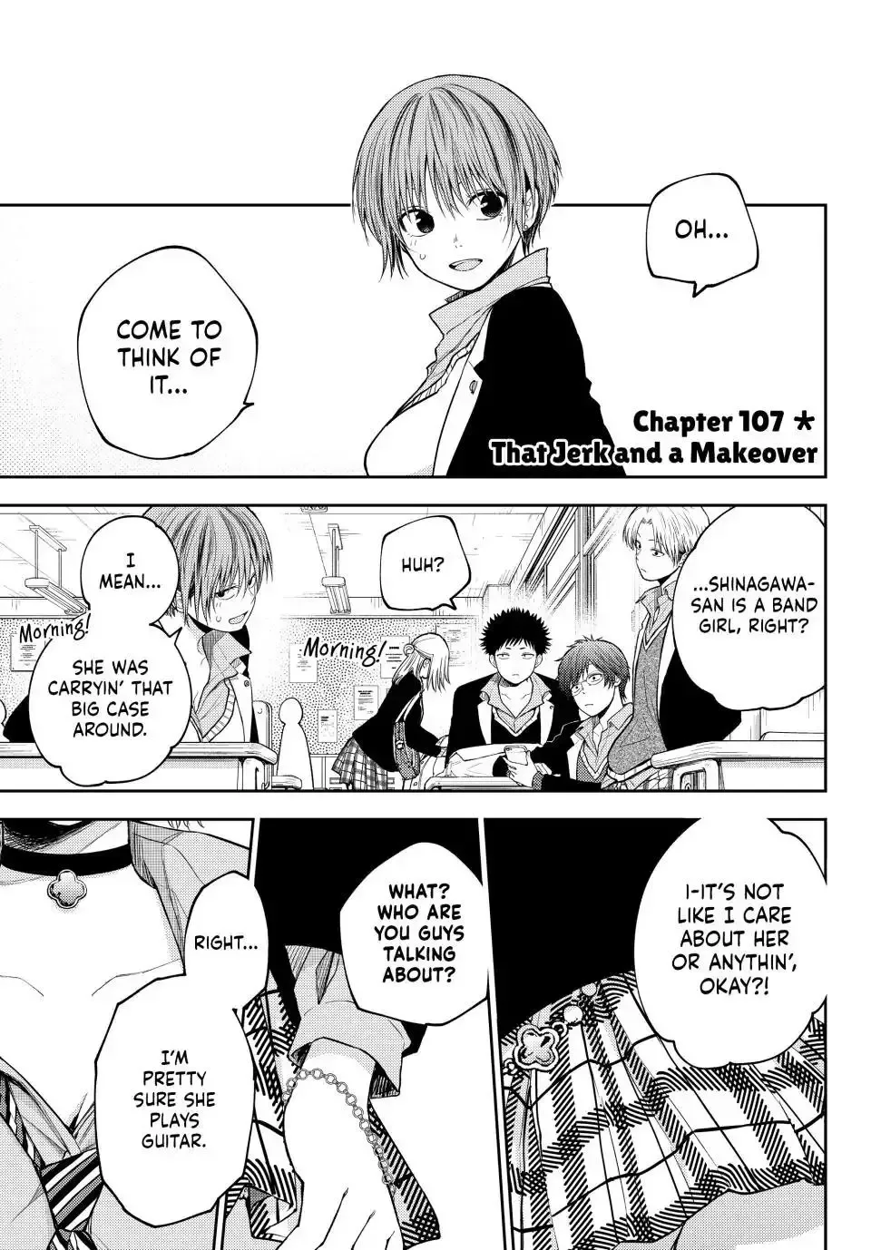 Kuroiwa Medaka ni Watashi no Kawaii ga Tsuujinai Chapter 107 page 1