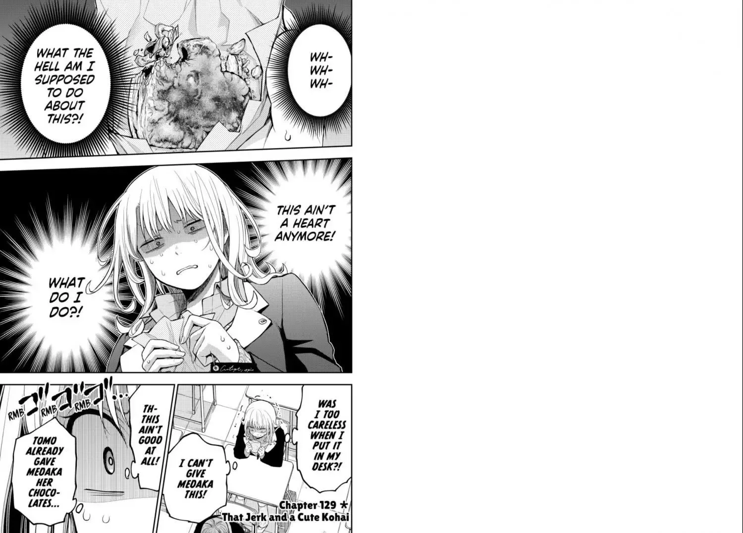 Kuroiwa Medaka ni Watashi no Kawaii ga Tsuujinai Chapter 129 page 1