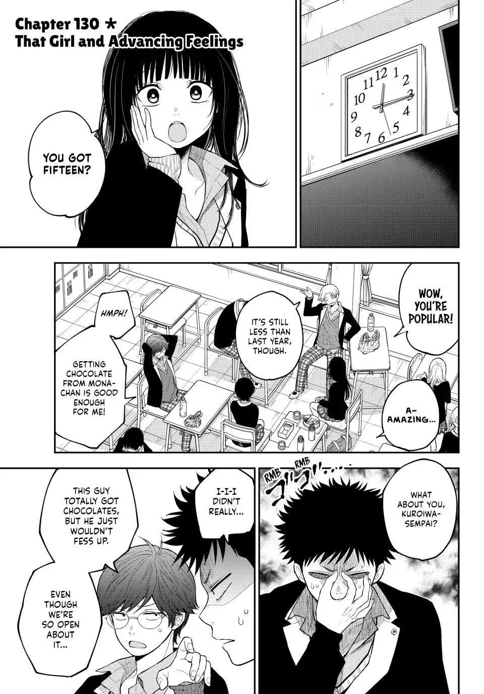 Kuroiwa Medaka ni Watashi no Kawaii ga Tsuujinai Chapter 130 page 1