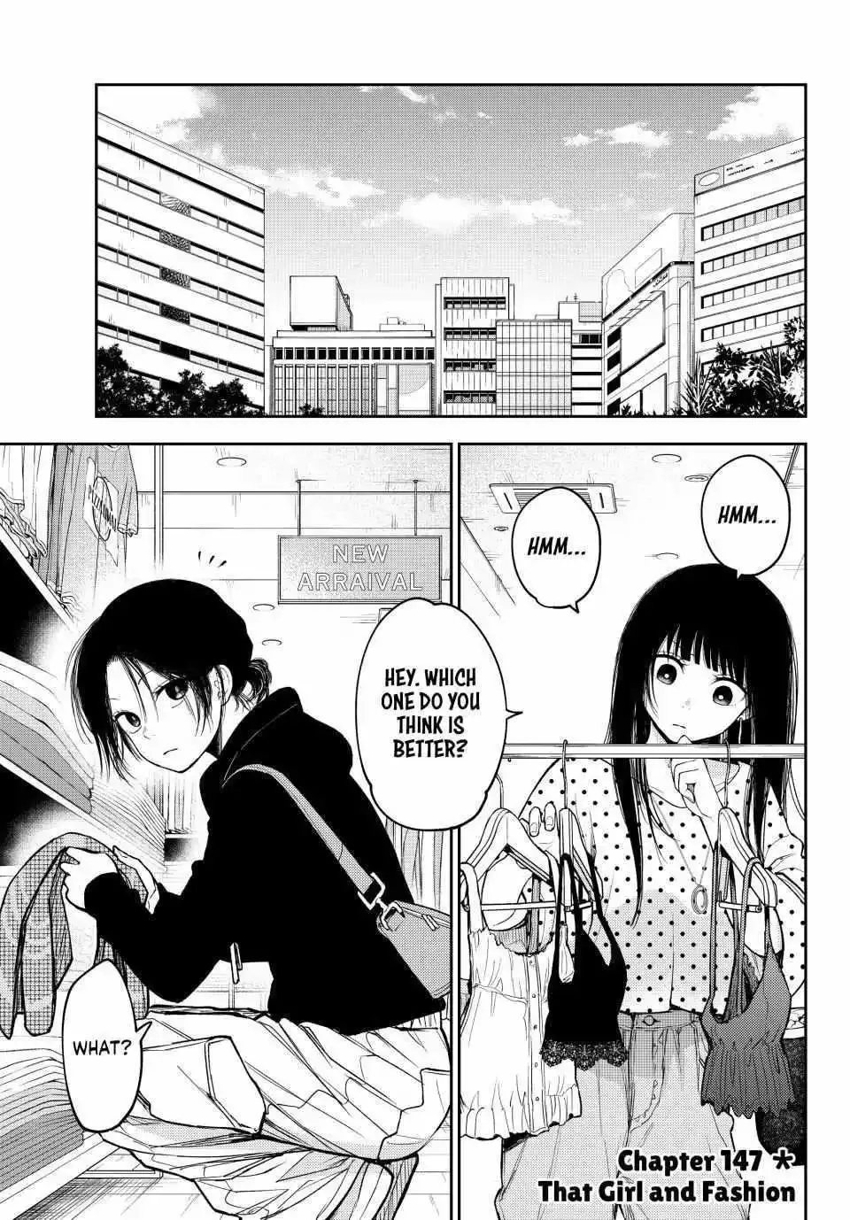 Kuroiwa Medaka ni Watashi no Kawaii ga Tsuujinai Chapter 147 page 1