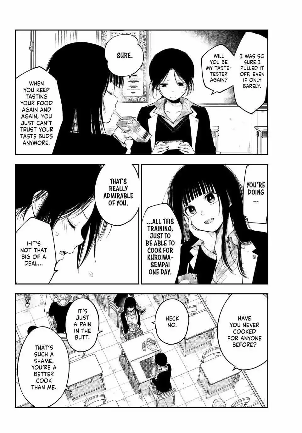 Kuroiwa Medaka ni Watashi no Kawaii ga Tsuujinai Chapter 153 page 2