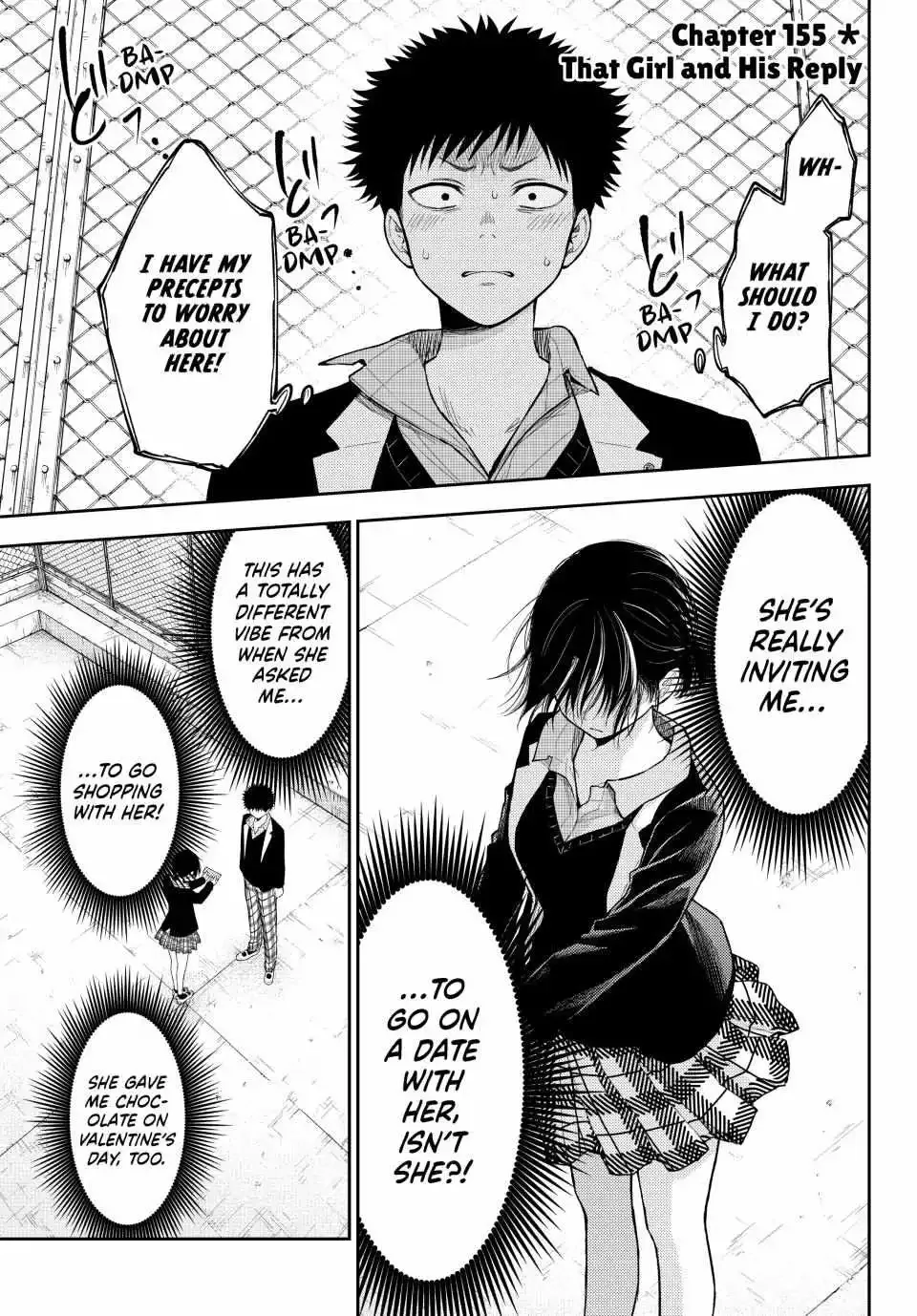 Kuroiwa Medaka ni Watashi no Kawaii ga Tsuujinai Chapter 155 page 2