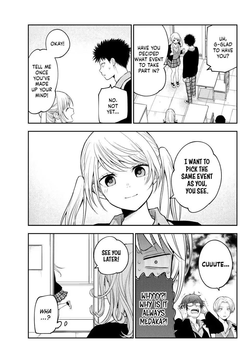 Kuroiwa Medaka ni Watashi no Kawaii ga Tsuujinai Chapter 163 page 5