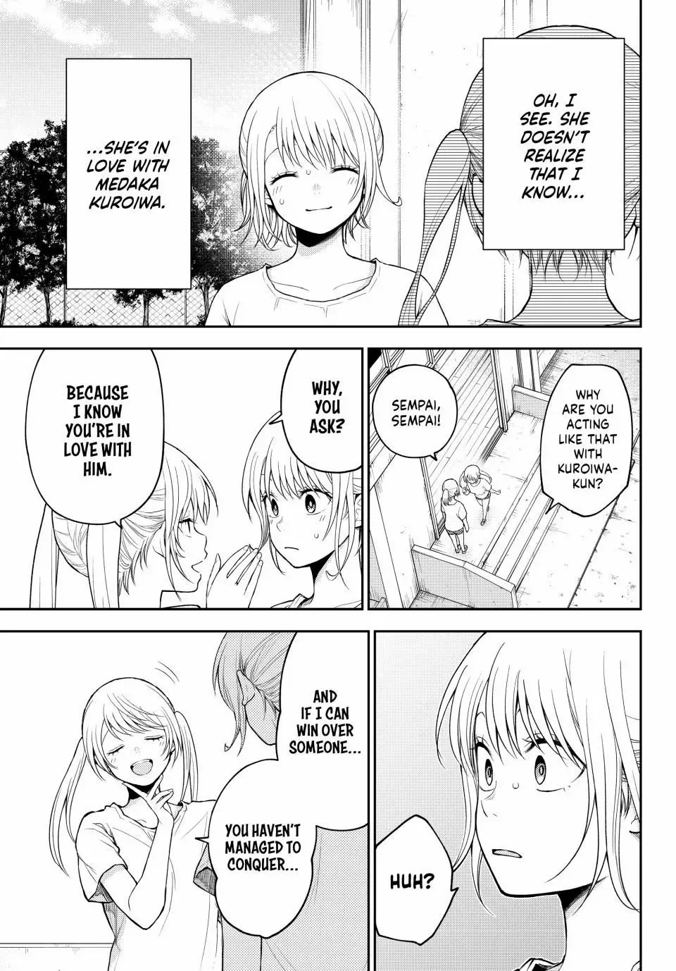 Kuroiwa Medaka ni Watashi no Kawaii ga Tsuujinai Chapter 166 page 9