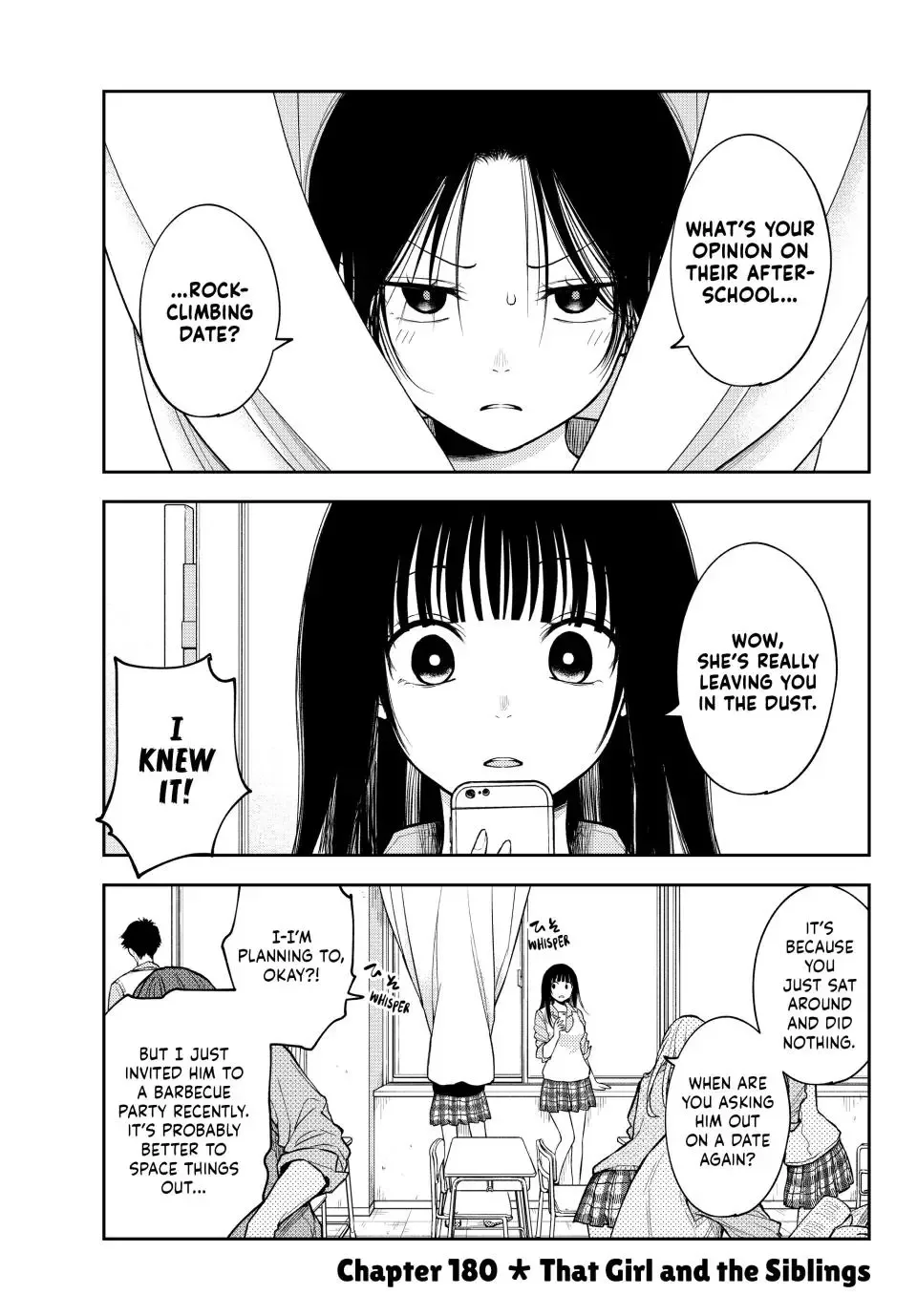 Kuroiwa Medaka ni Watashi no Kawaii ga Tsuujinai Chapter 180 page 1