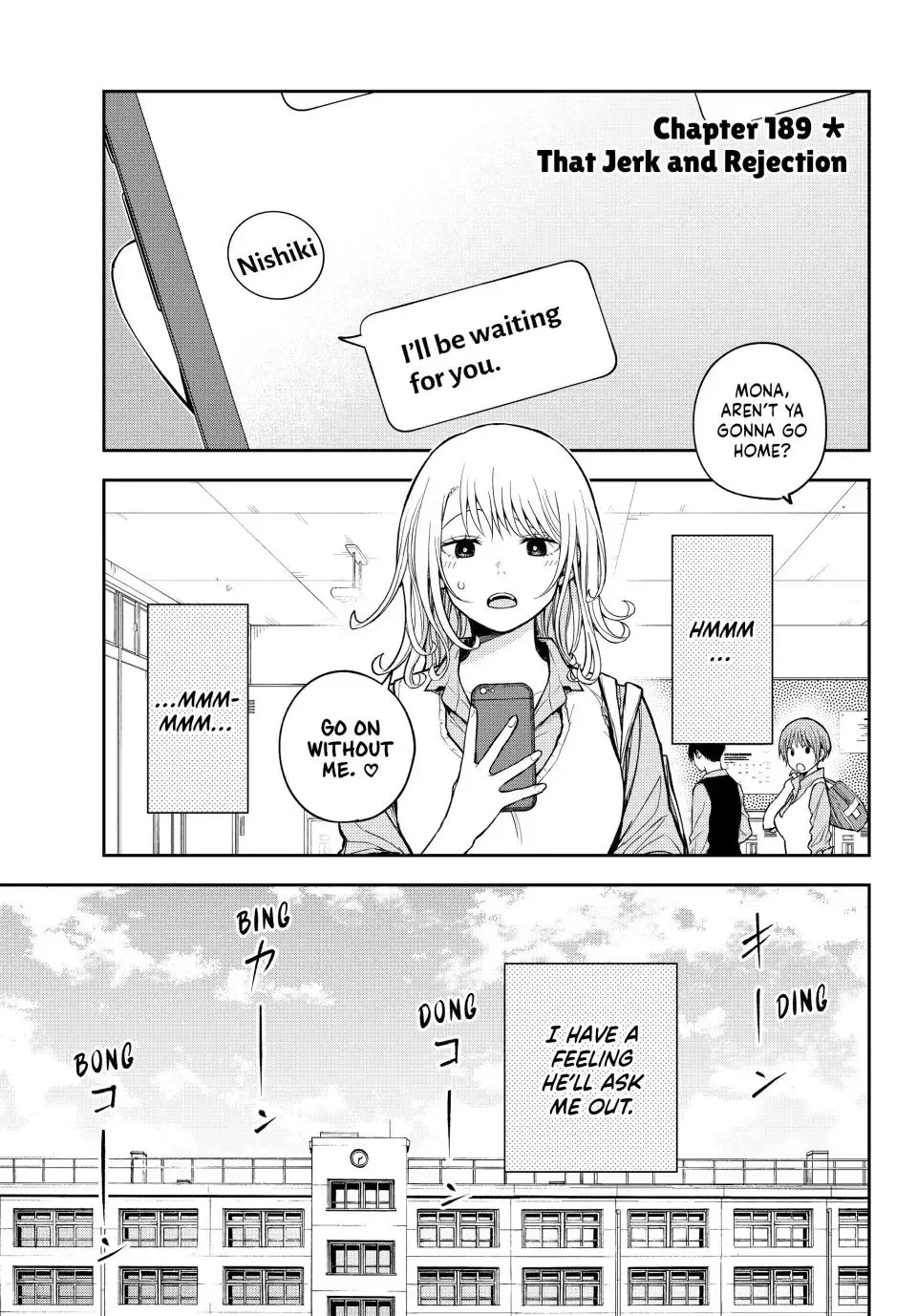 Kuroiwa Medaka ni Watashi no Kawaii ga Tsuujinai Chapter 189 page 1