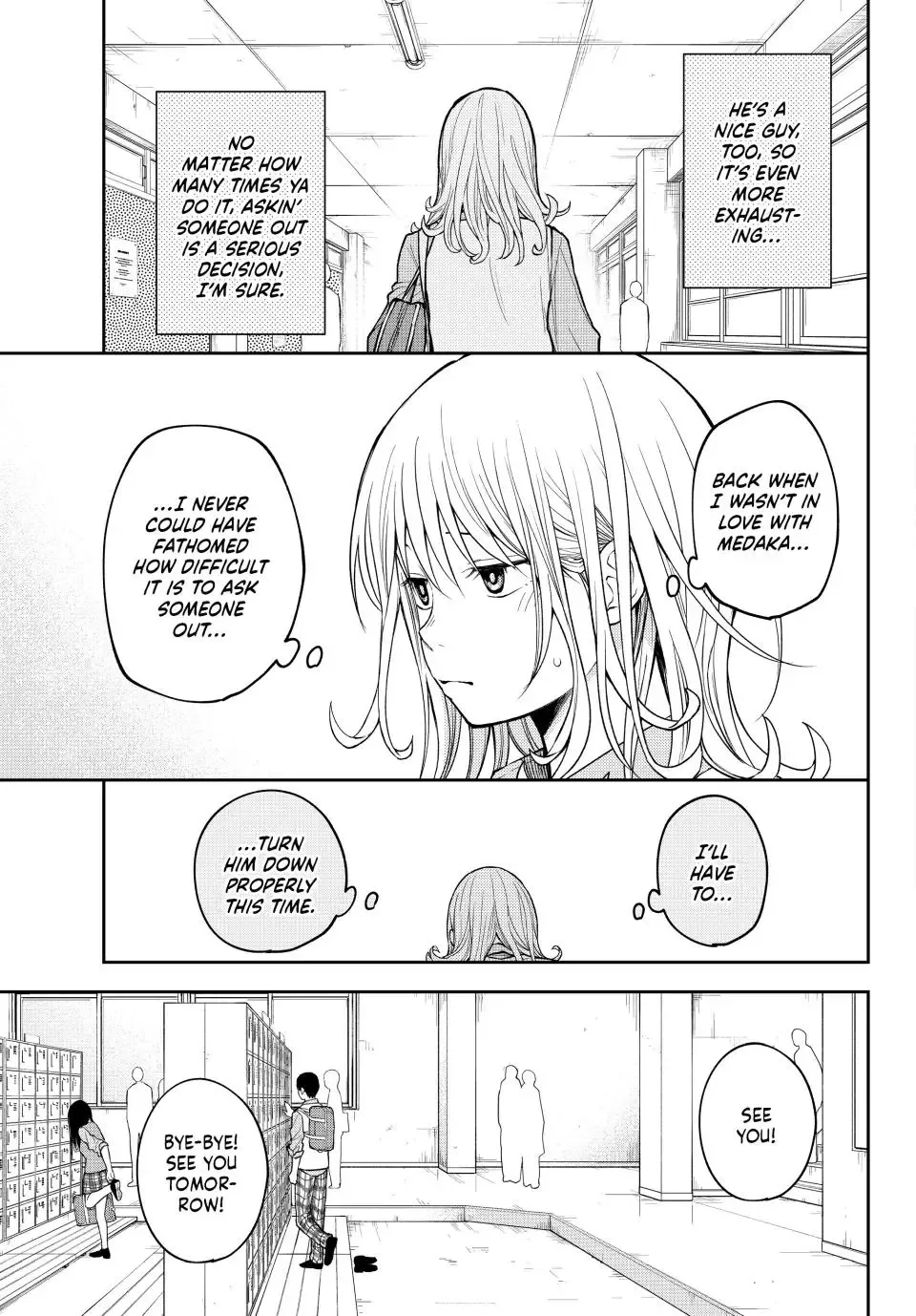 Kuroiwa Medaka ni Watashi no Kawaii ga Tsuujinai Chapter 189 page 3