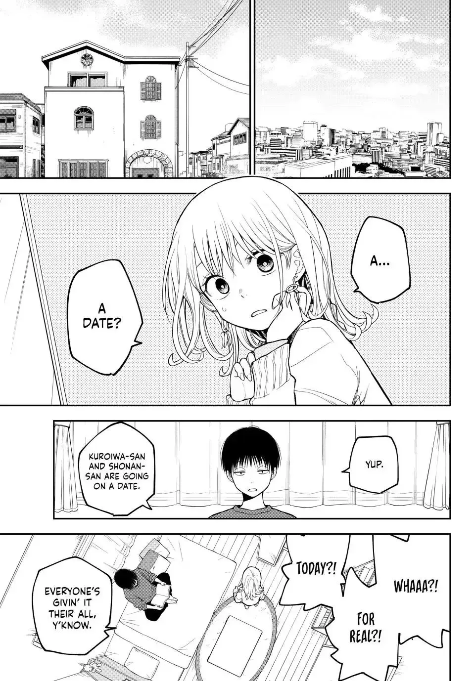 Kuroiwa Medaka ni Watashi no Kawaii ga Tsuujinai Chapter 204 page 3