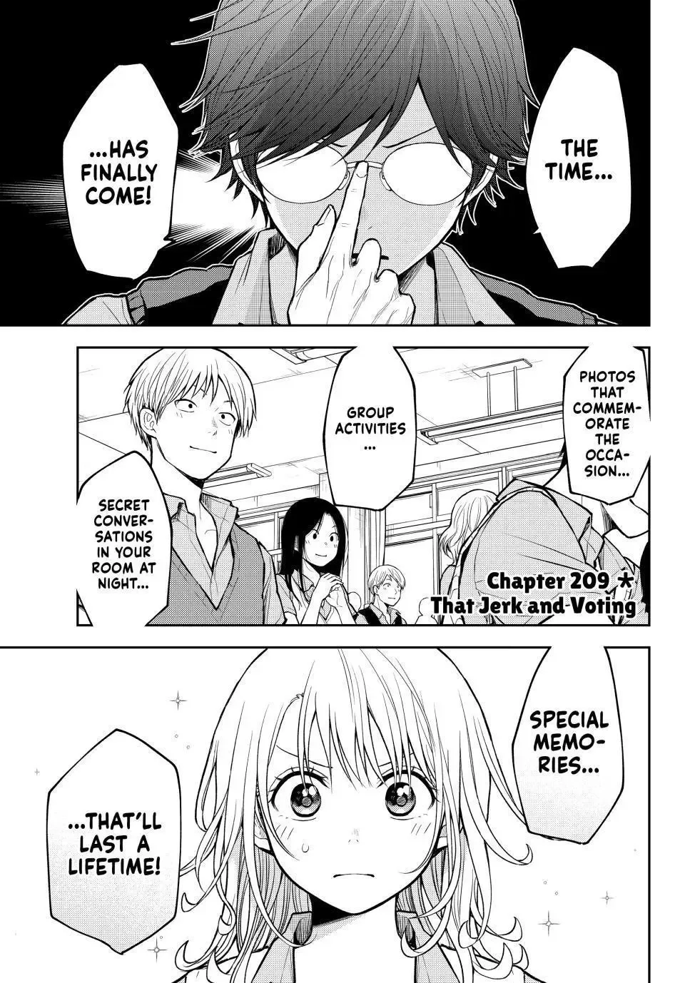 Kuroiwa Medaka ni Watashi no Kawaii ga Tsuujinai Chapter 209 page 2