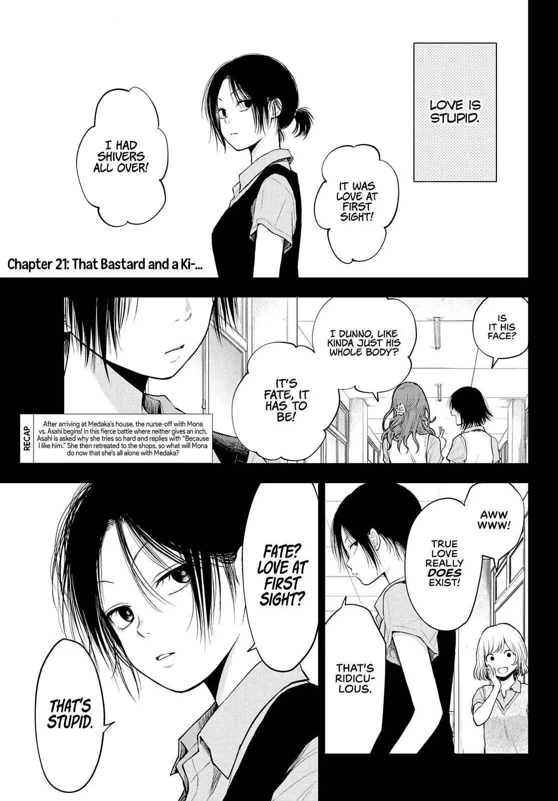 Kuroiwa Medaka ni Watashi no Kawaii ga Tsuujinai Chapter 21 page 2