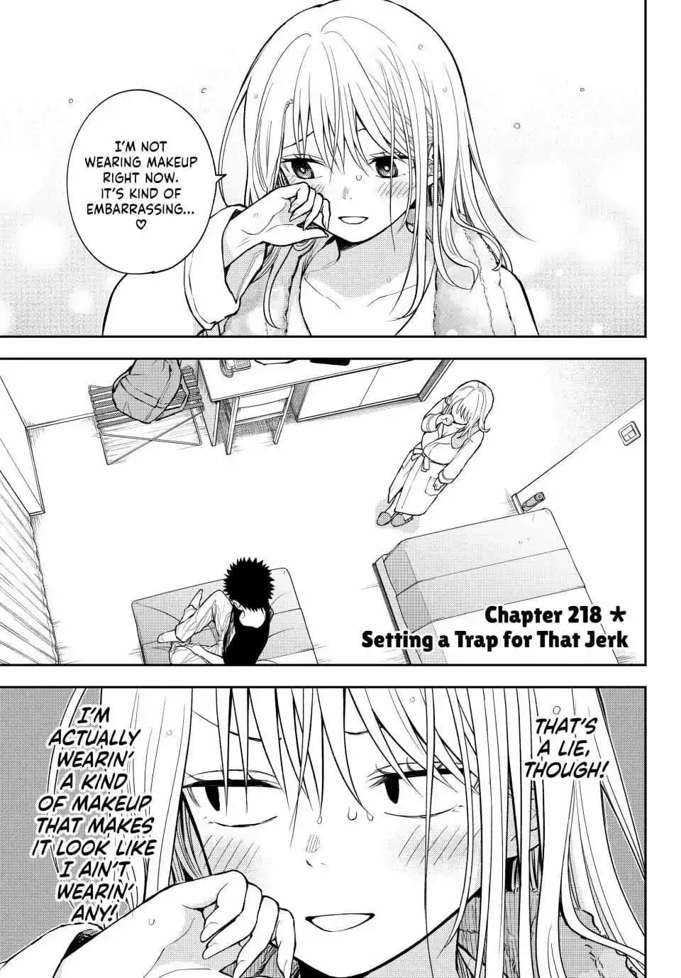 Kuroiwa Medaka ni Watashi no Kawaii ga Tsuujinai Chapter 218 page 2