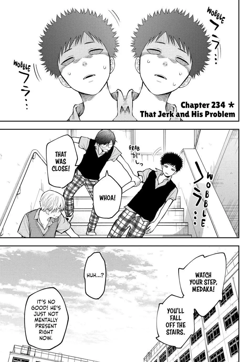 Kuroiwa Medaka ni Watashi no Kawaii ga Tsuujinai Chapter 234 page 1