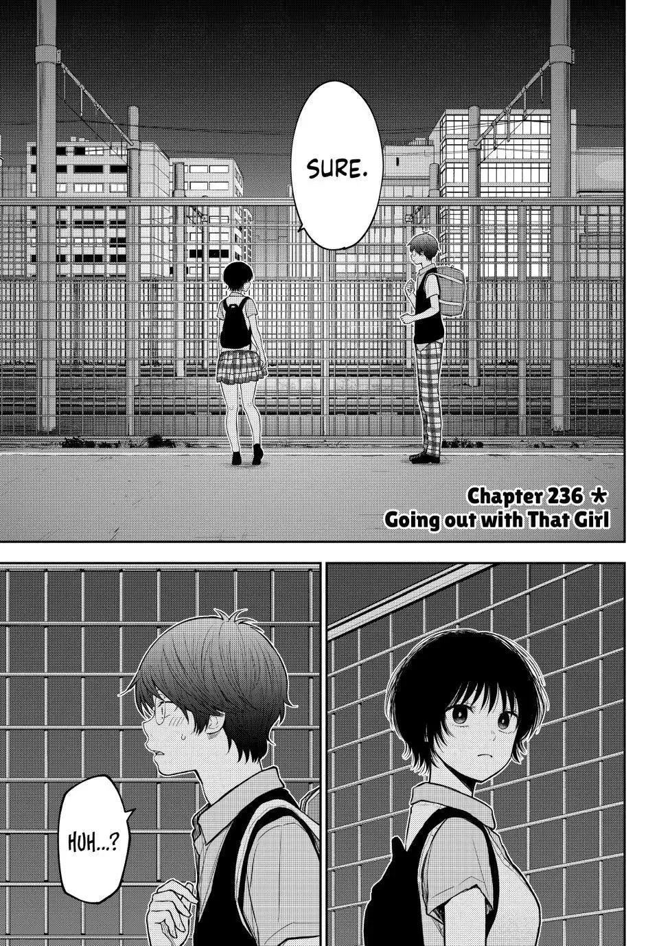 Kuroiwa Medaka ni Watashi no Kawaii ga Tsuujinai Chapter 236 page 1