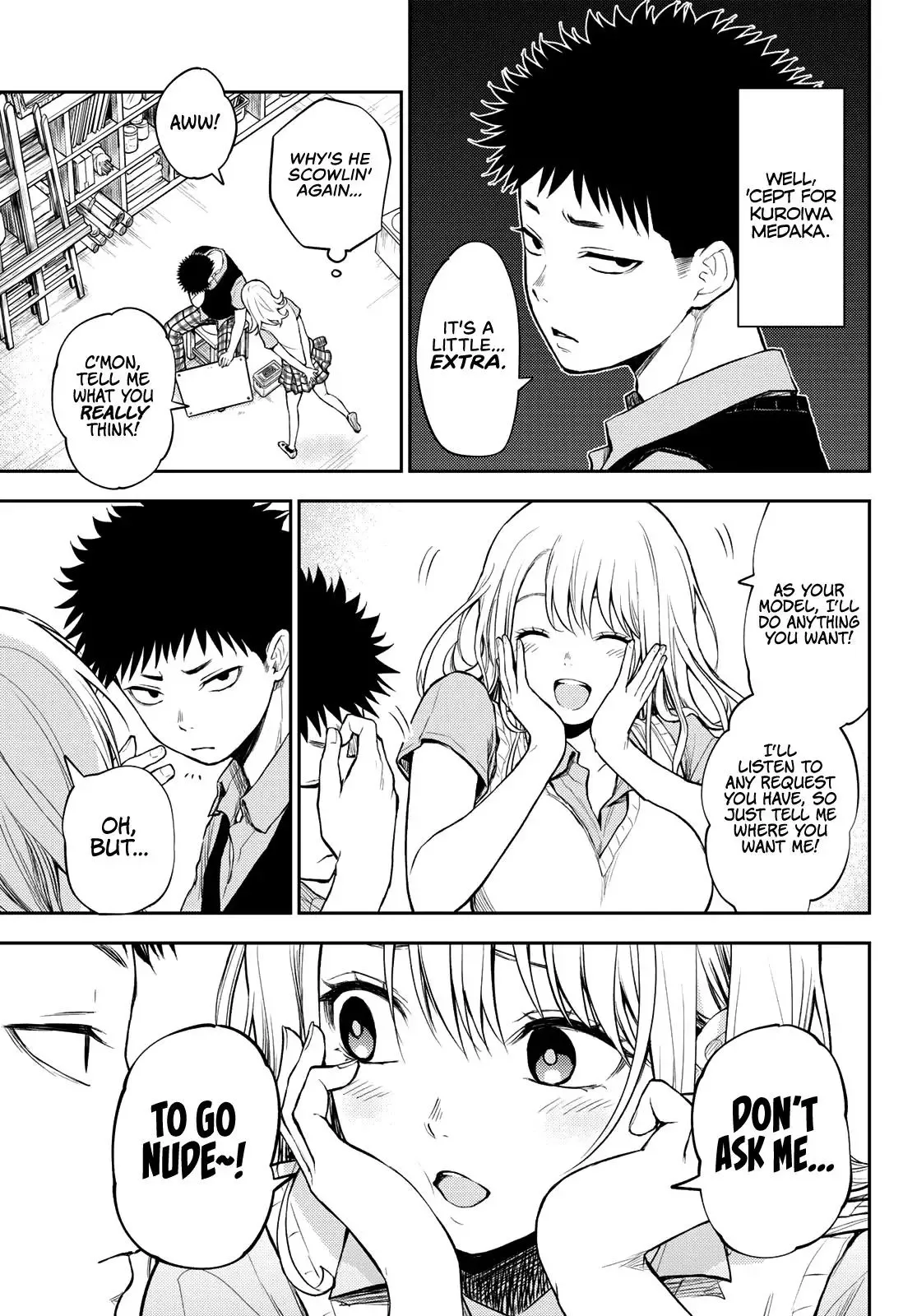 Kuroiwa Medaka ni Watashi no Kawaii ga Tsuujinai Chapter 3 page 4