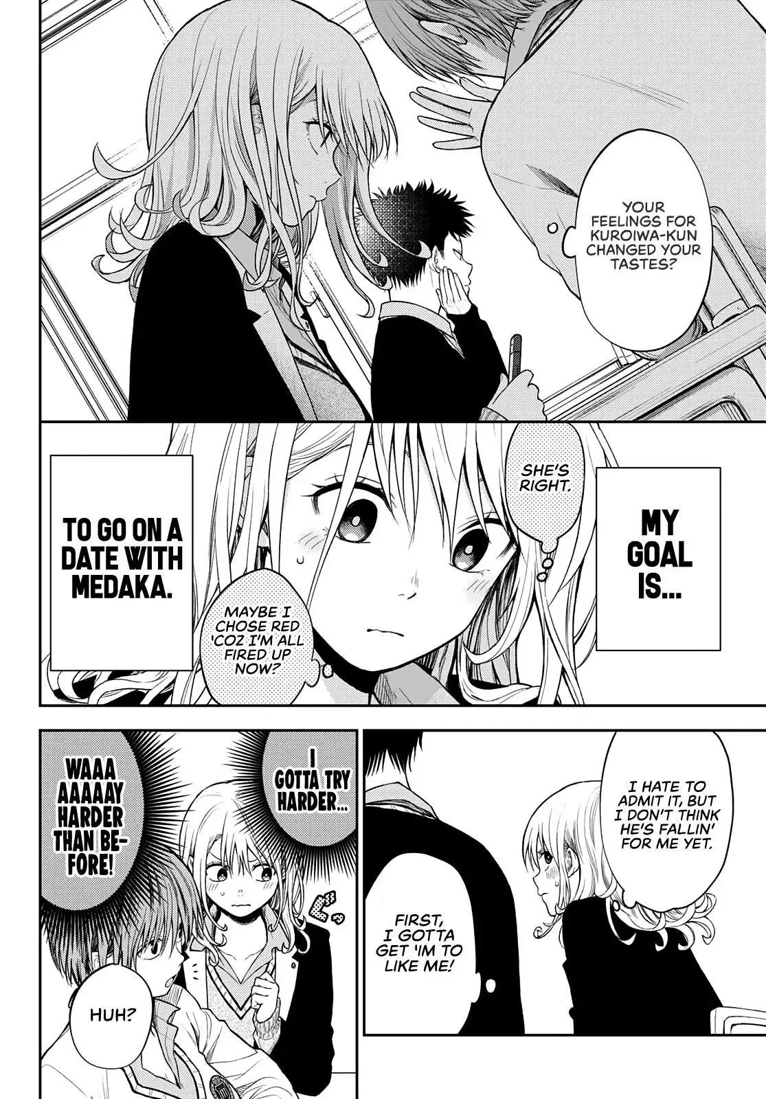 Kuroiwa Medaka ni Watashi no Kawaii ga Tsuujinai Chapter 46 page 3
