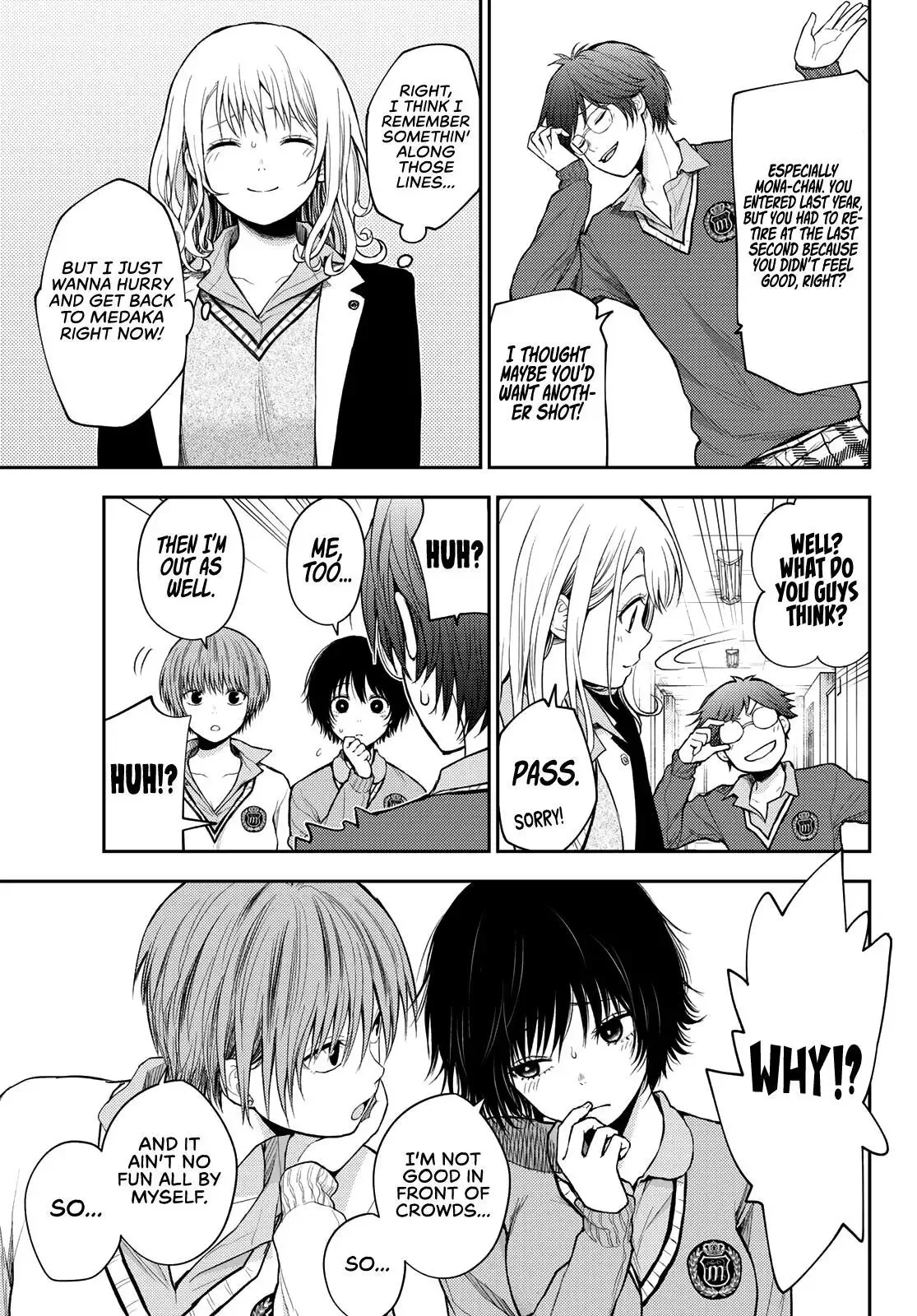 Kuroiwa Medaka ni Watashi no Kawaii ga Tsuujinai Chapter 55 page 6